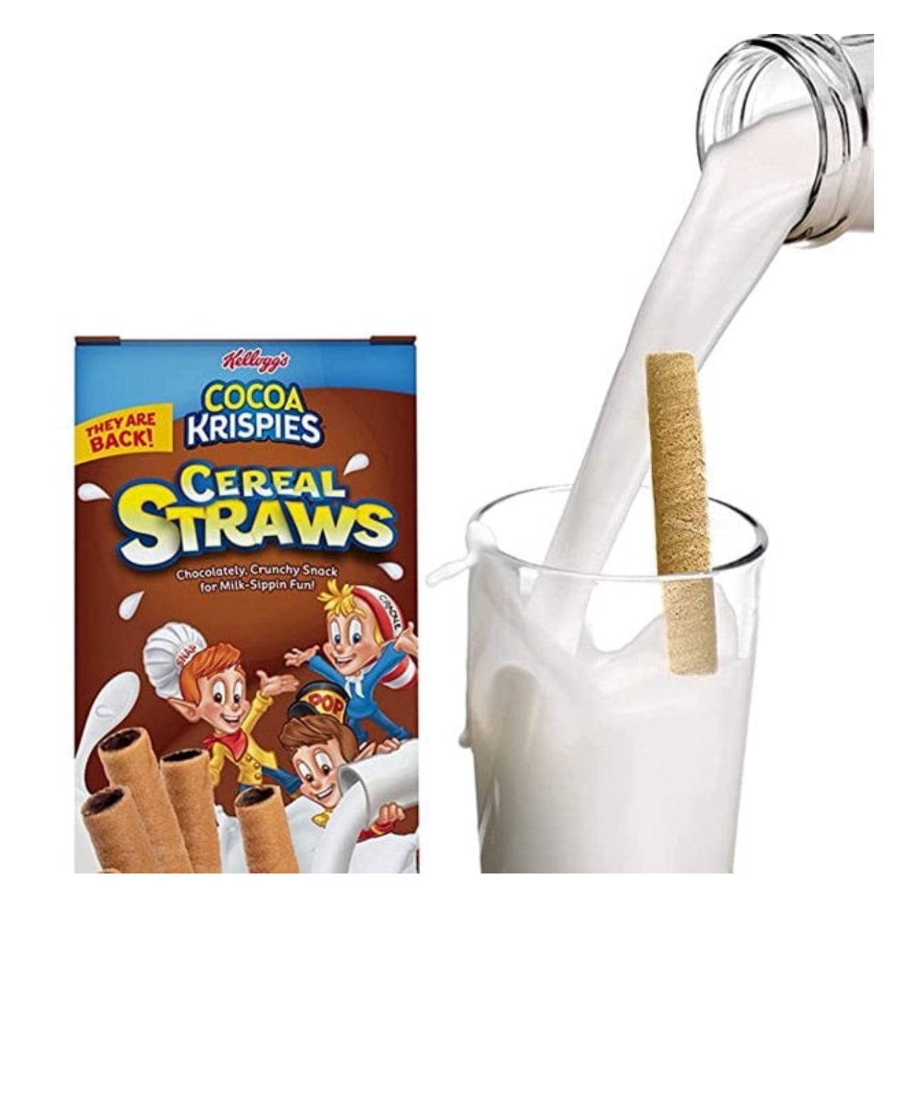 Cocoa Krispies Cereal Straws