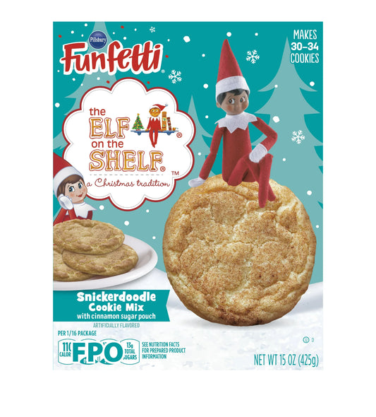 Funfetti The Elf on the Shelf Snickerdoodle Cookie Mix, 15 Oz Box