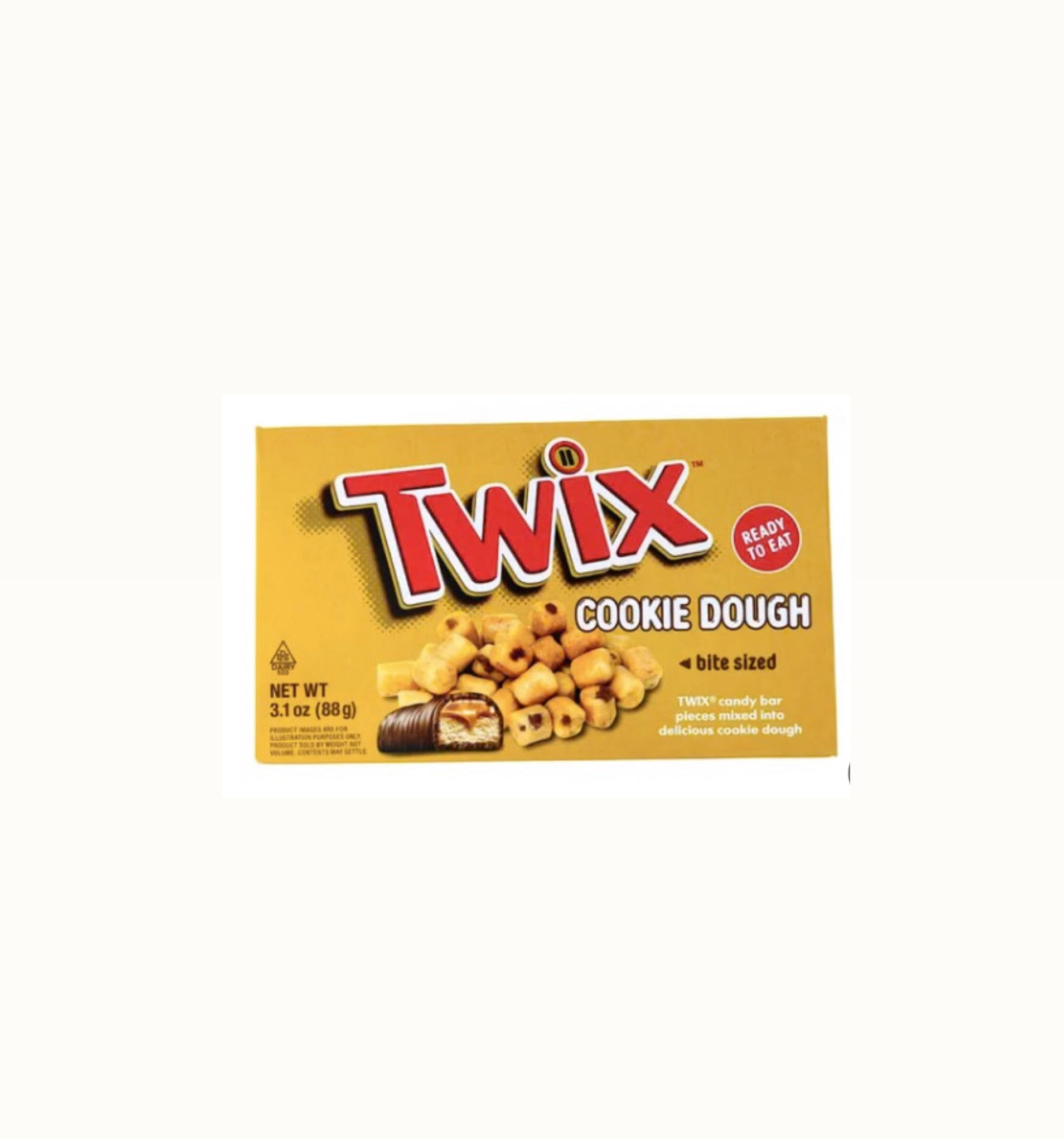 Twix bite sized cookie dough