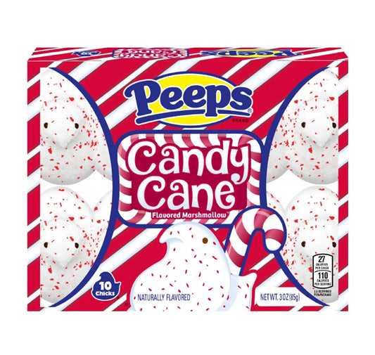 Candy Cane Peeps 10 Count