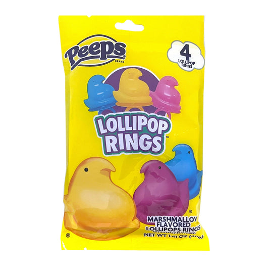 Peeps Ring Pop Lollipops 4 Pack