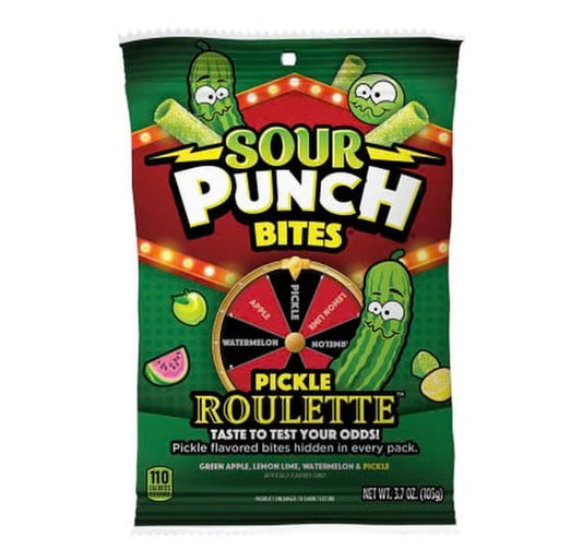 Sour Punch Bites Pickle Roulette