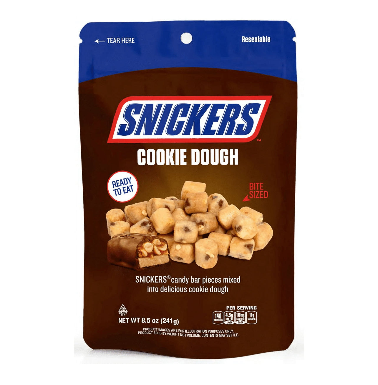 Snickers Cookie Dough Bag