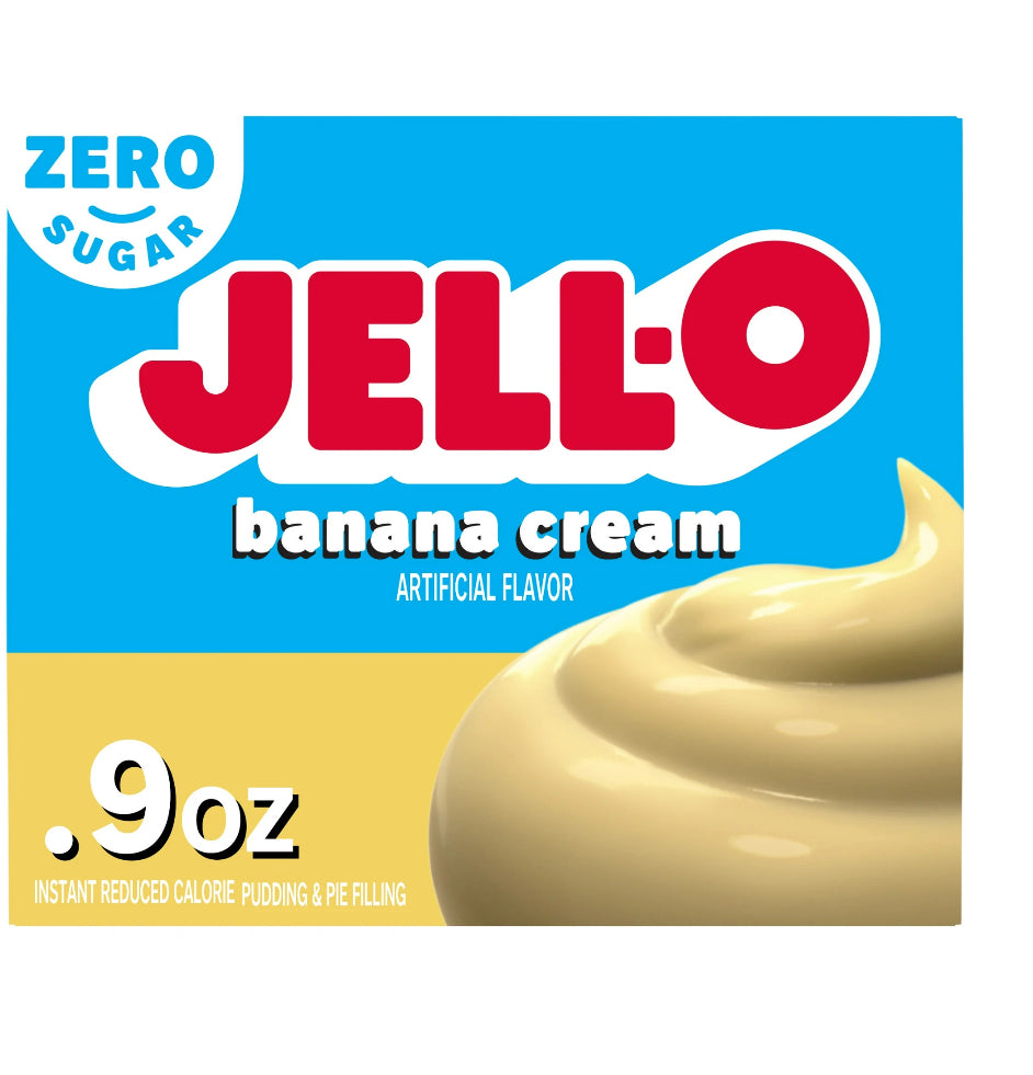 Banana Cream Jello Sugar Free