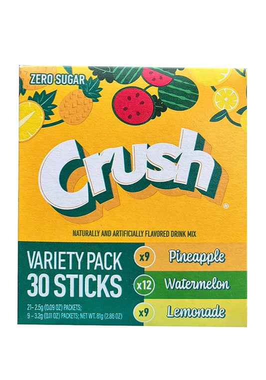 Crush Drink Mix Variety Pack 30 Pack