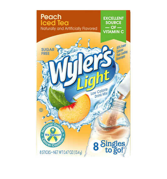 Wyler’s Light Peach Ice Tea Drink Mix