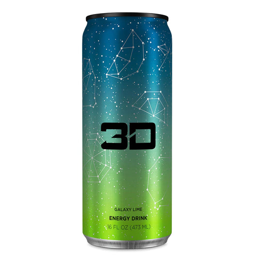 3D Energy Drink Galaxy Lime