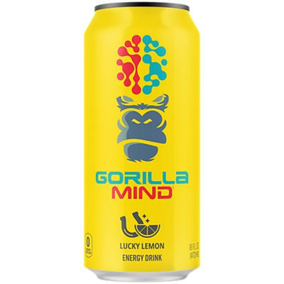 Gorilla Minds Energy Drink - Lucky Lemon