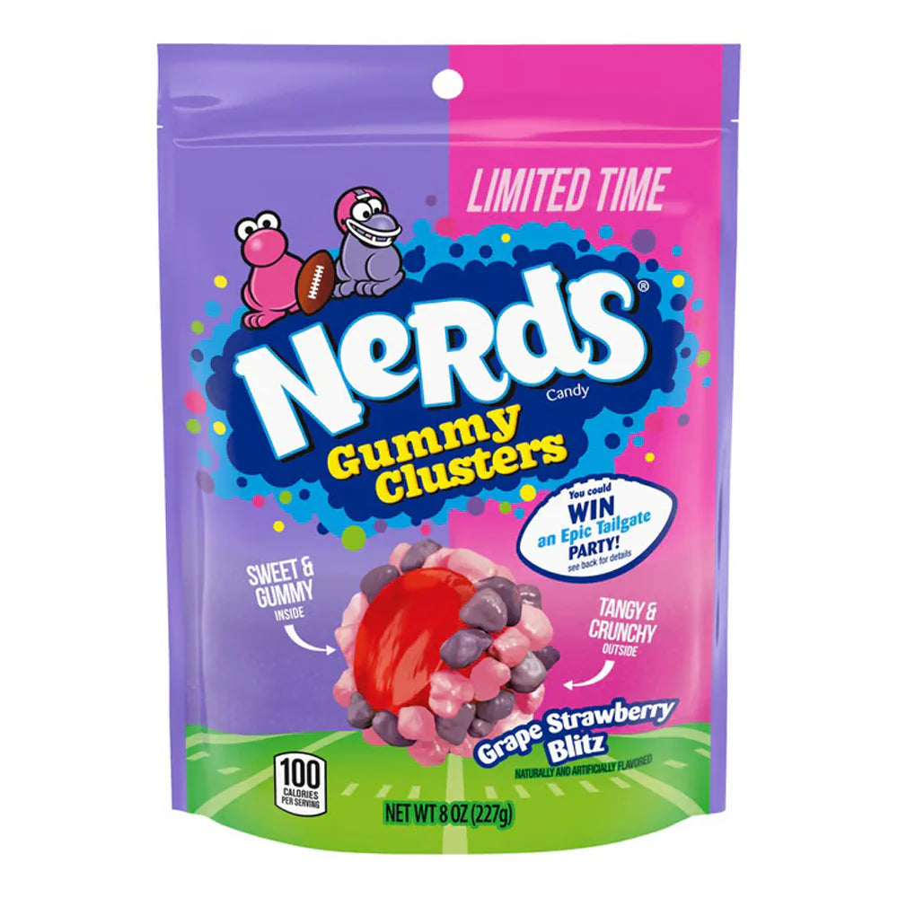 Nerds Gummy Clusters Grape Strawberry Blitz