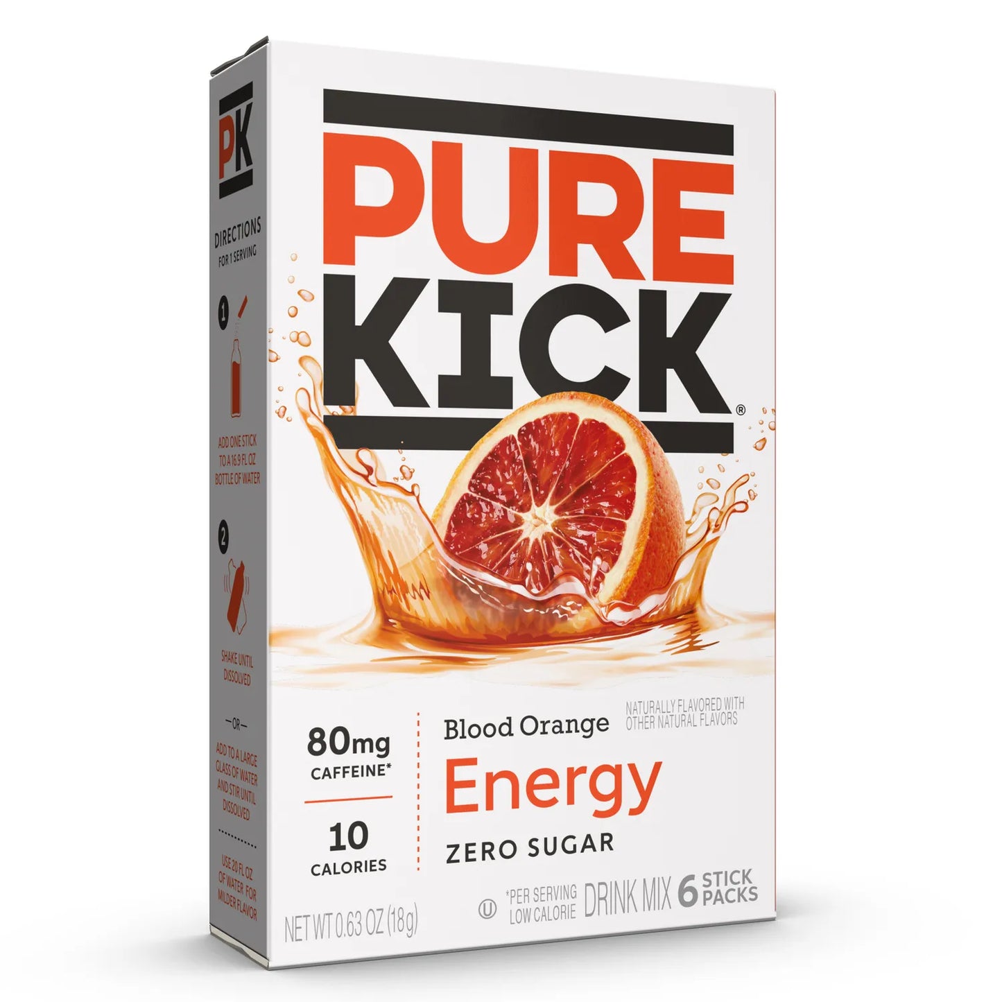 Pure Kick Energy Blood Orange Drink Mix