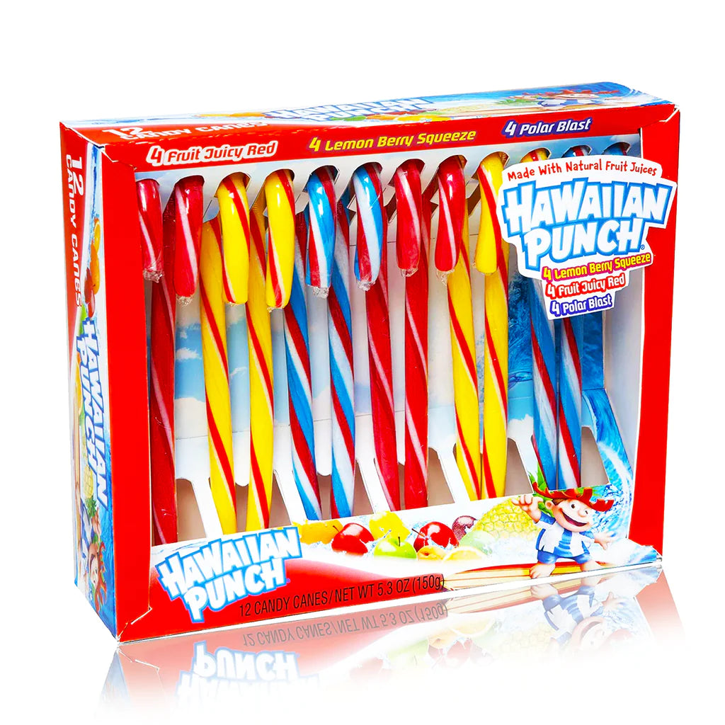 Hawaiian Punch Candy Canes