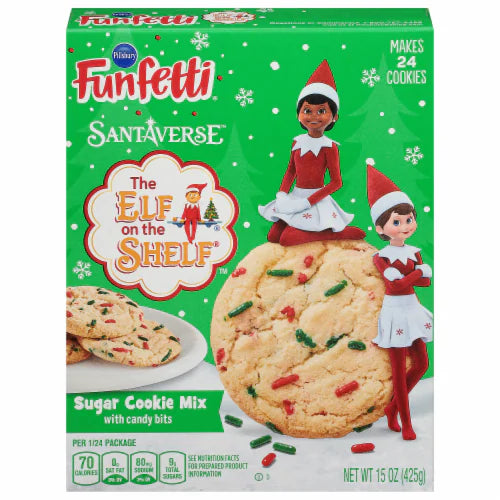 Funfetti Elf On The Shelf Cookie Mixes