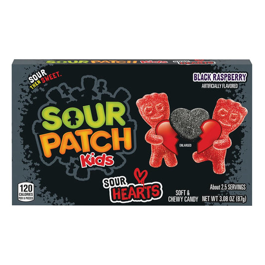 Sour Patch Kids Valentines Black Hearts