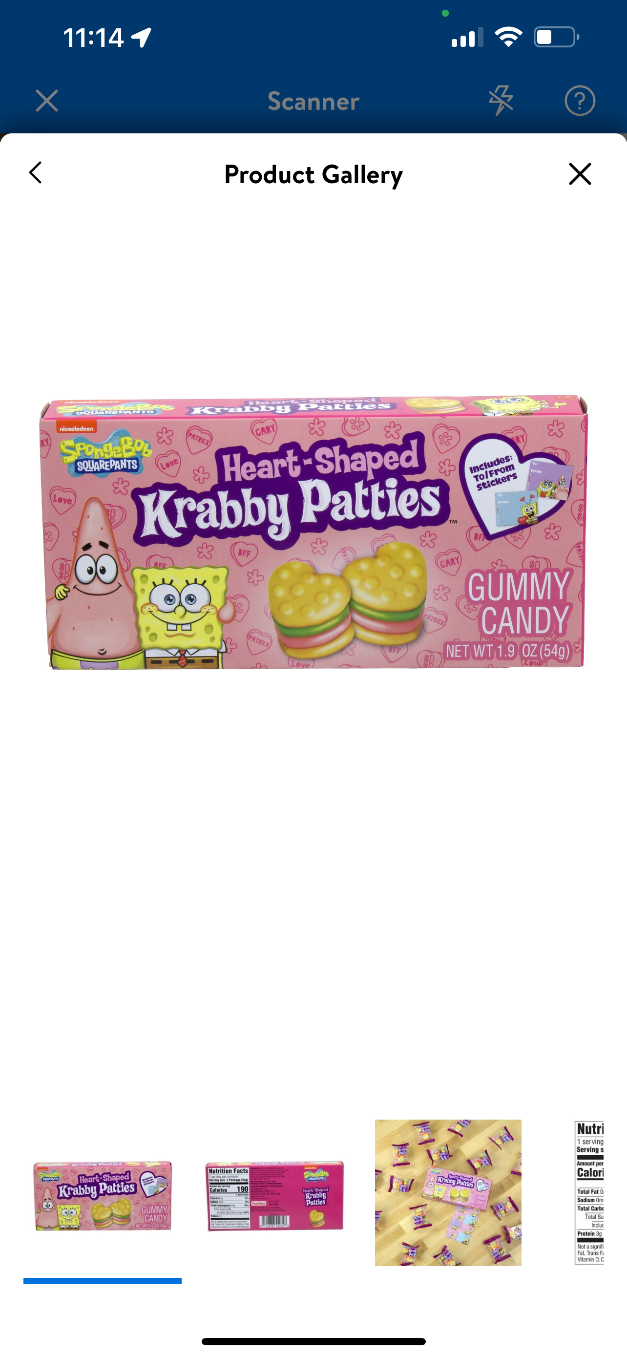 Sponge Bob Krabby Patties Heart Shaped Box