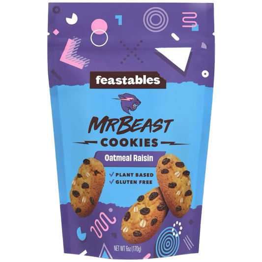 Mr Beast Feastables Oatmeal Rasin Cookies