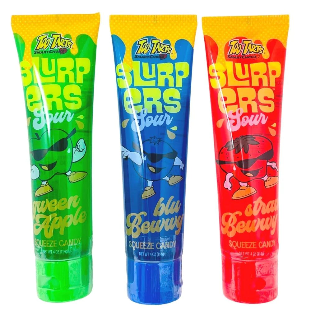 Too Tart Slurpers Sour Squeeze Candy