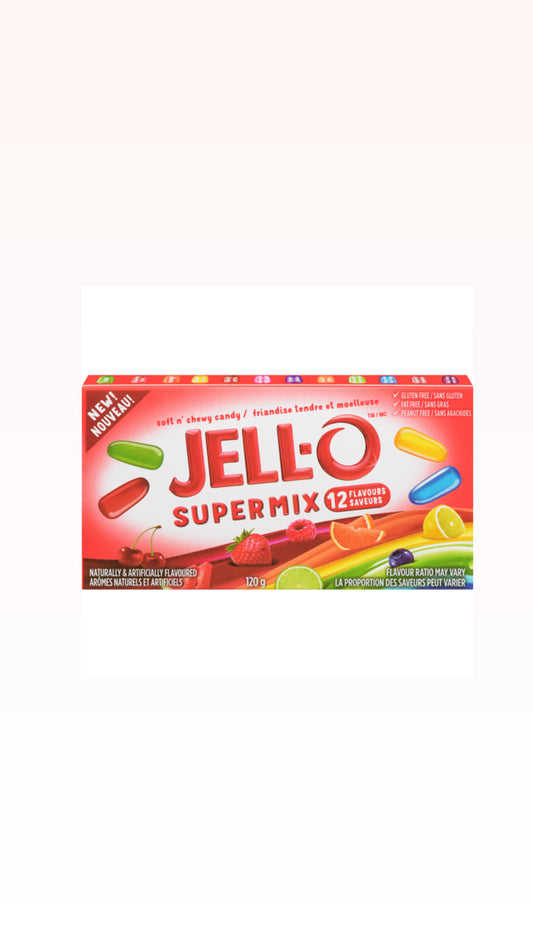 Jello Soft & Chewy Supermix Candy