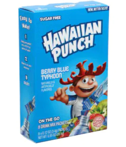 Hawaiian Punch Berry Blue Typhoon Drink Mix