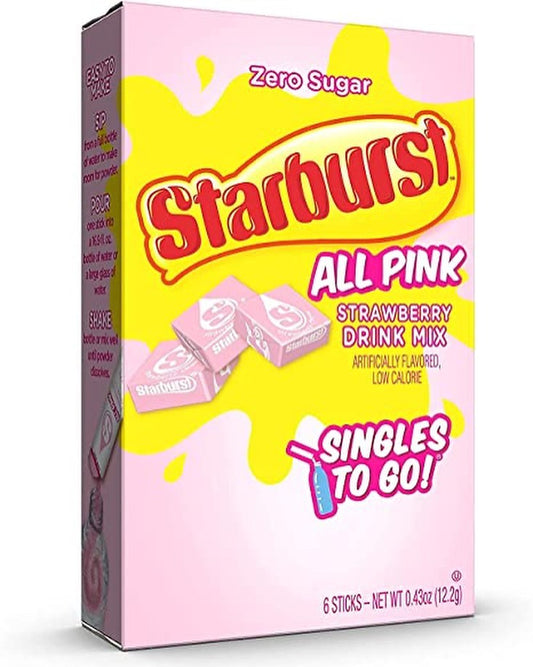 Starburst Drink Mix All Pink Flavour