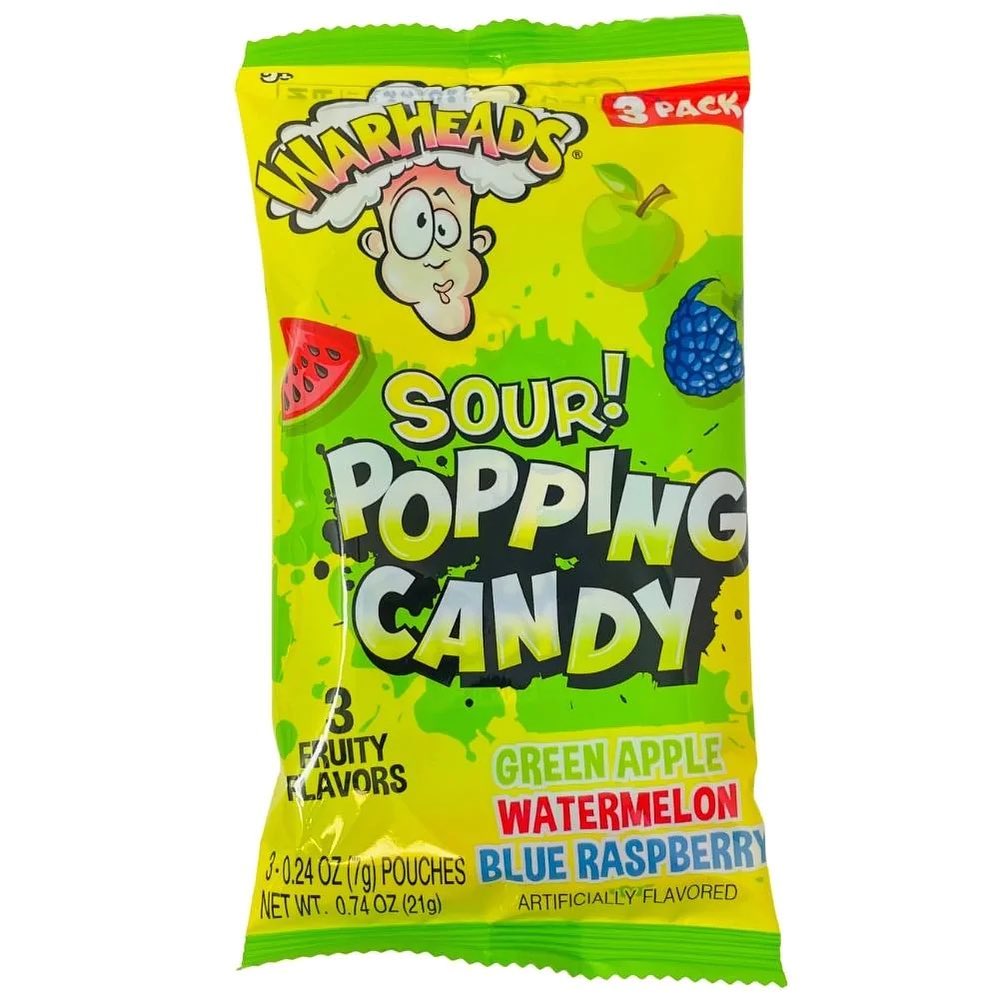 Warheads Sour Popping Candy Variety Pack