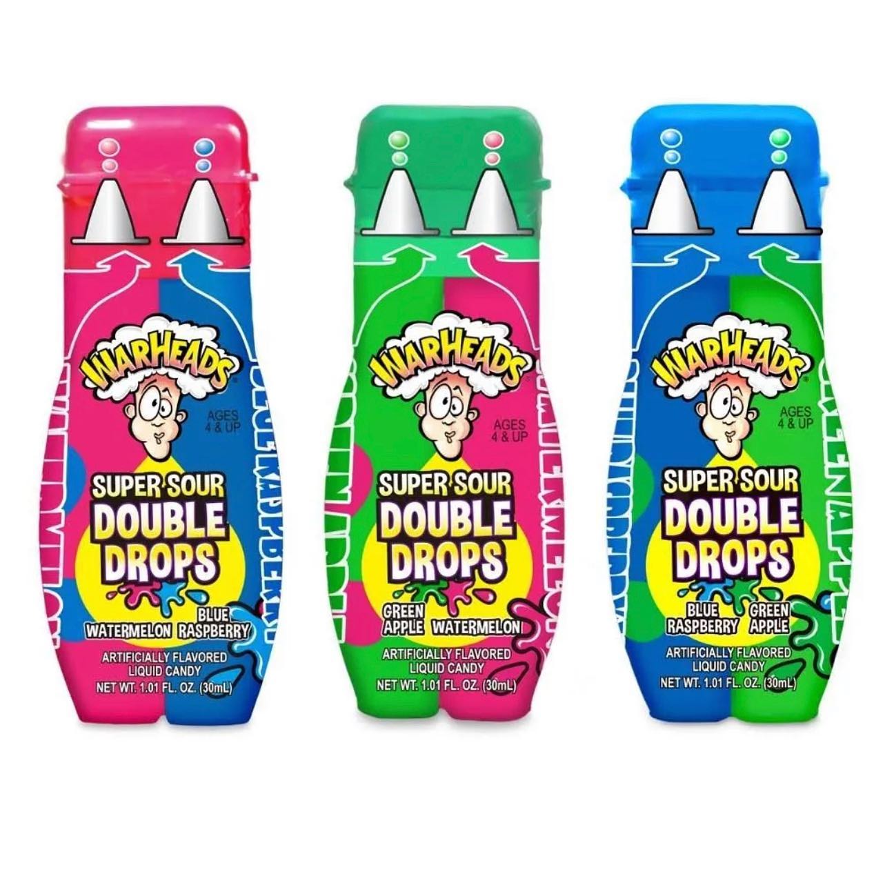 Warheads Super Sour Double Drops