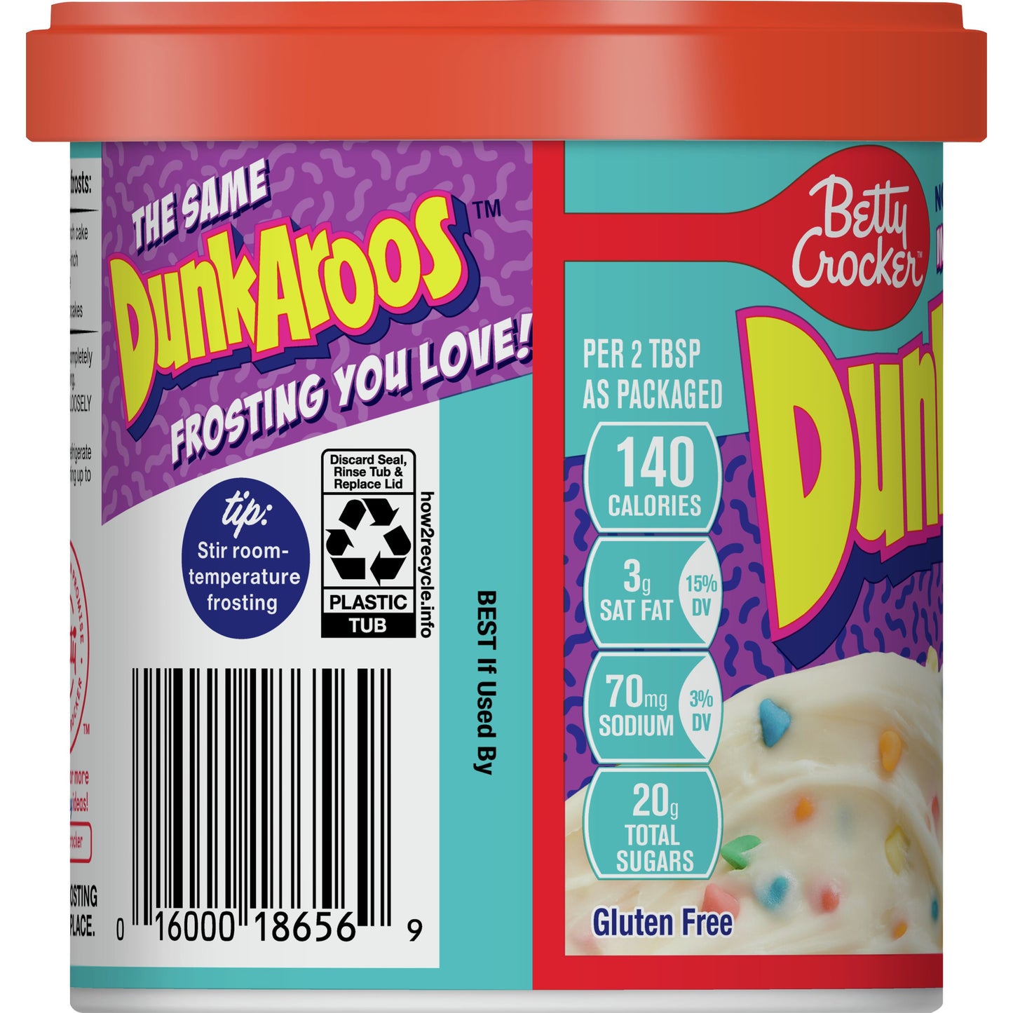 Dunkaroos Vanilla Frosting Tub