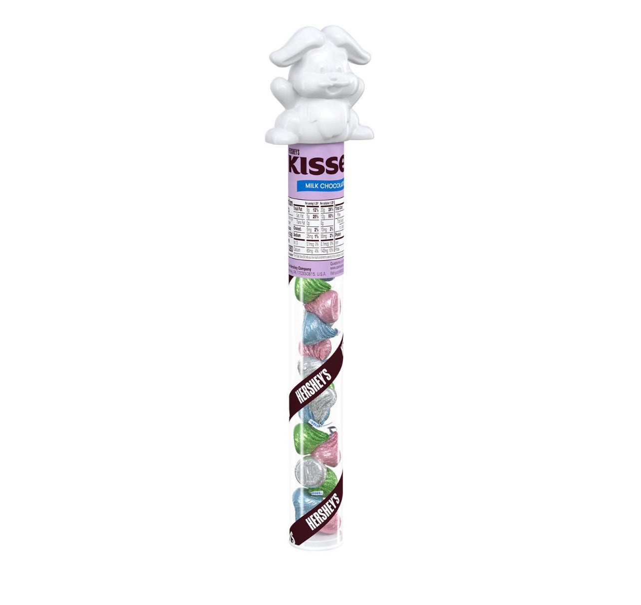 Hersheys Kisses Easter Bunny Tube