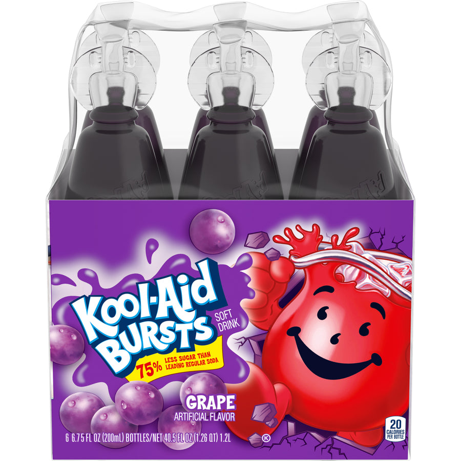 Kool Aid Burst Grape individual bottle