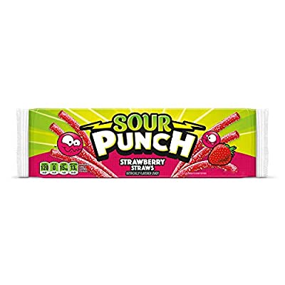 Sour Punch Straws Strawberry 3.7oz