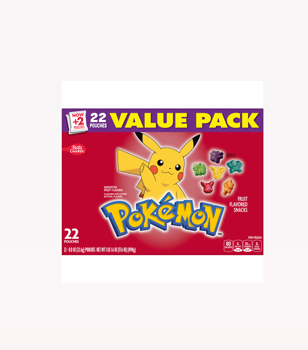 Pokemon Gummies 22ct box