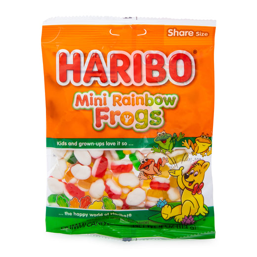 Haribo Mini Rainbow Frogs 4oz