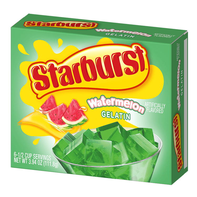 Starburst Watermelon Jello